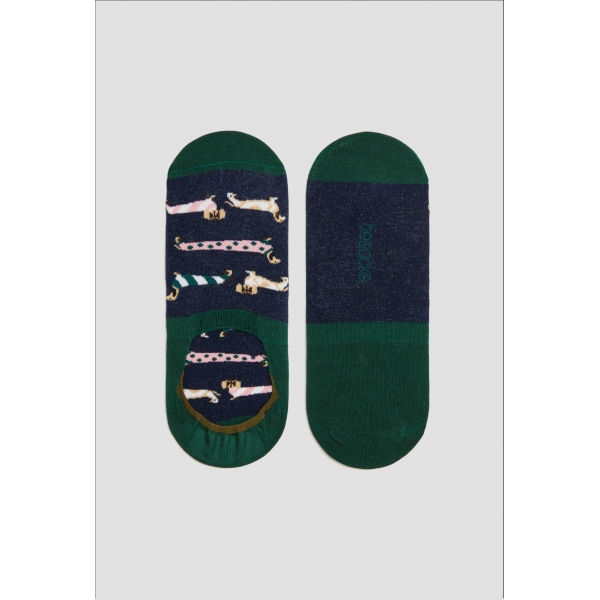 BePets no show socks blau mari