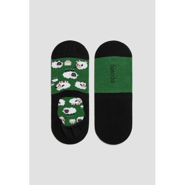 BeSheep no show socks verd