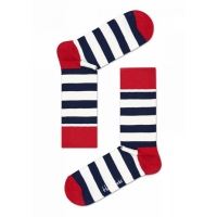 stripe socks blanc/blau