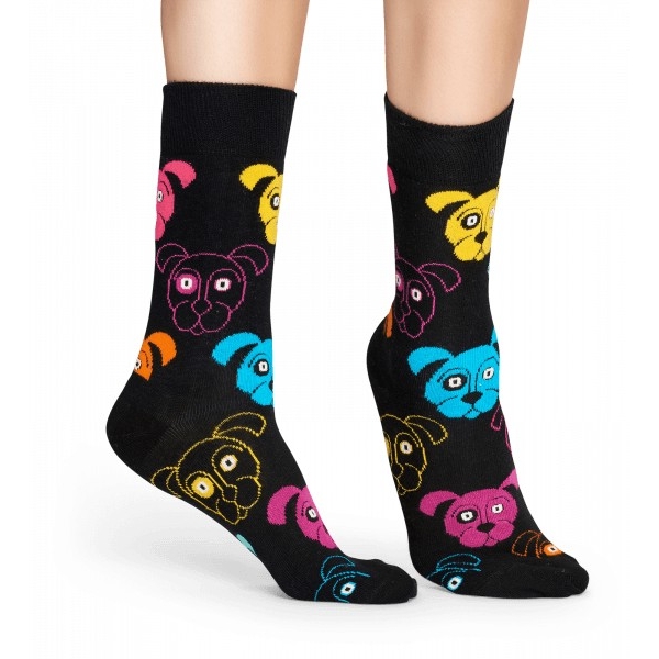 dog socks negre