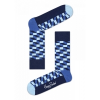 filled optic socks blau