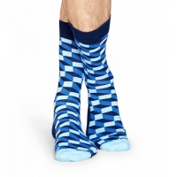 filled optic socks blau