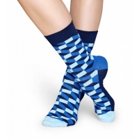 filled optic socks blau
