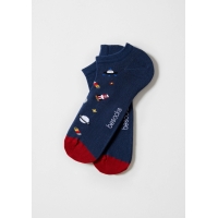 BeSpace azul marino ankle socks