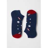BeSpace azul marino ankle socks
