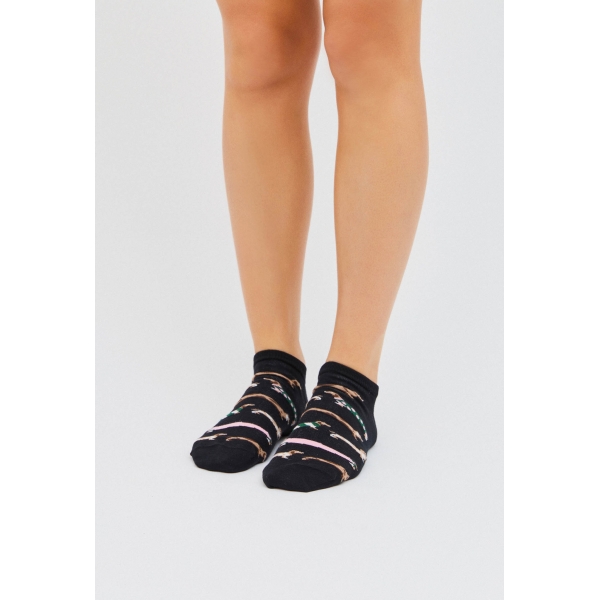 BePets negro ankle socks