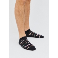 BePets negro ankle socks