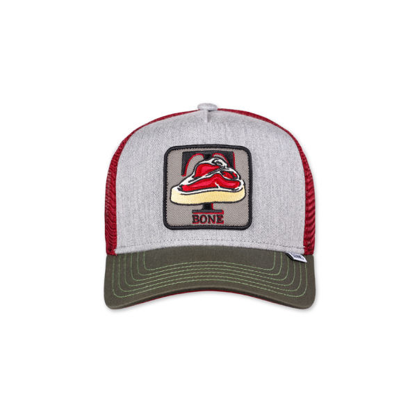 trucker cap food t-bone