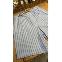 pijama curt ratlles blau