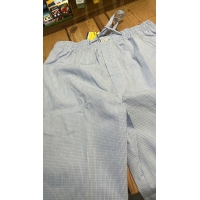 pijama curt quadres petits blau