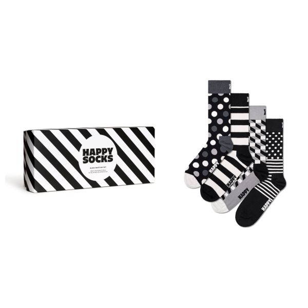 classic black & white gift box 4-pack