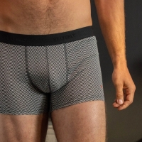 boxer dark herringbone