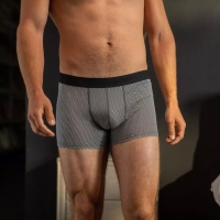 boxer dark herringbone