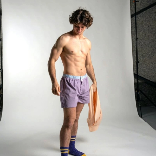 boxer short purple square