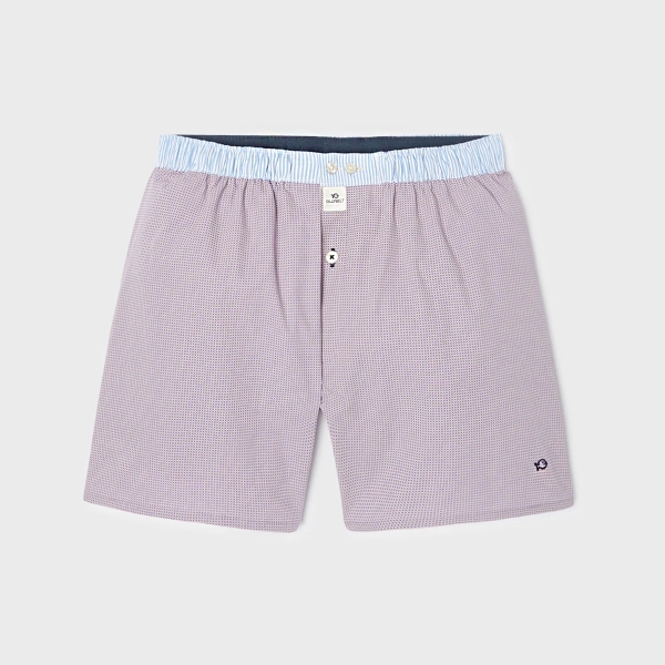 boxer short purple square