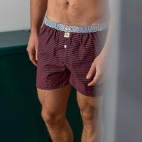 boxer short red stripes