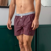 boxer short red stripes