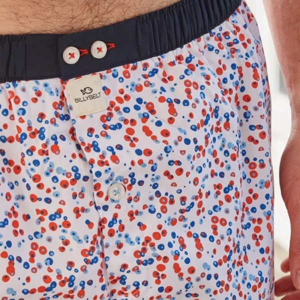 boxer short bianco frizzante