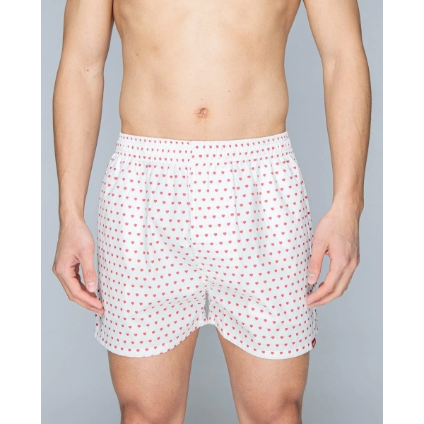 boxer short dirty love blanc