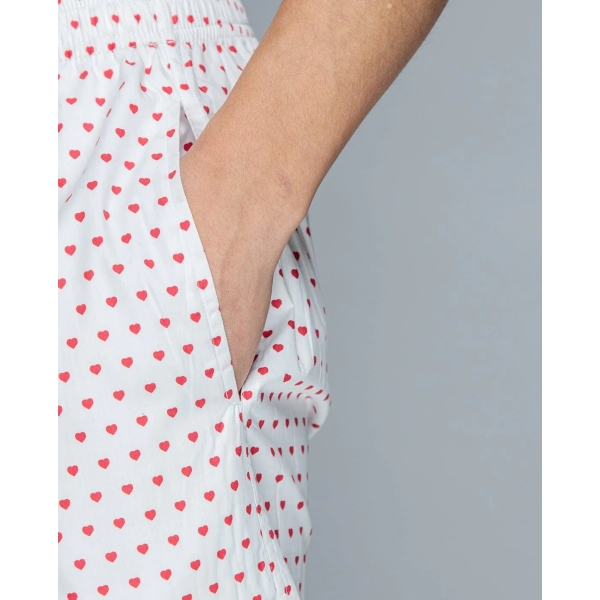 boxer short dirty love blanc