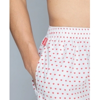 boxer short dirty love blanc