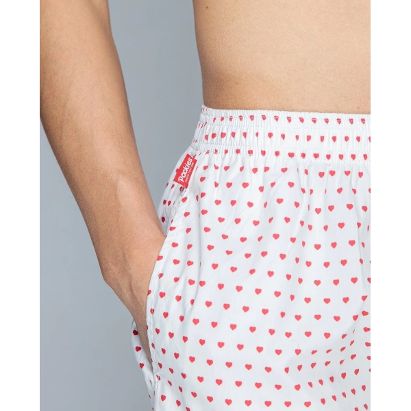 boxer short dirty love blanc