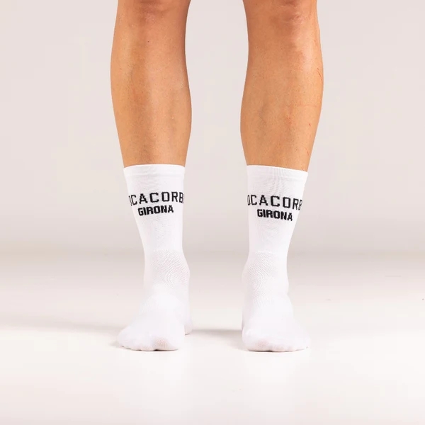rocacorba socks plein white