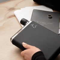 A5 silicone sleeve black ink