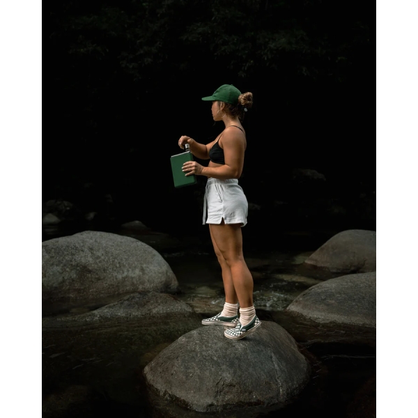 A5 silicone sleeve moss green