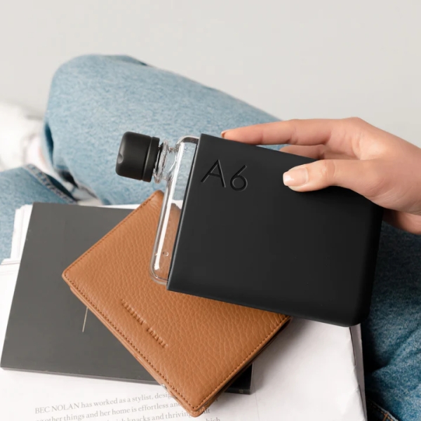 A6 silicone sleeve black ink