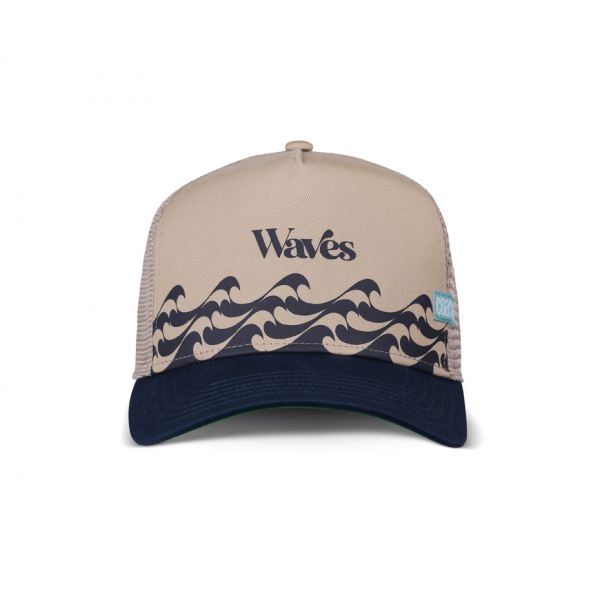 trucker cap bauhaus sand/navy