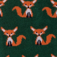 foxes bamboo socks