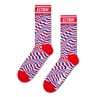 elton john striped socks