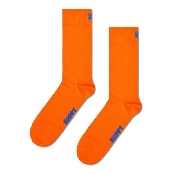 solid orange socks