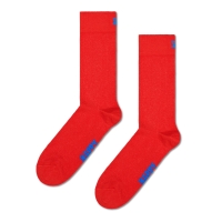 solid red socks