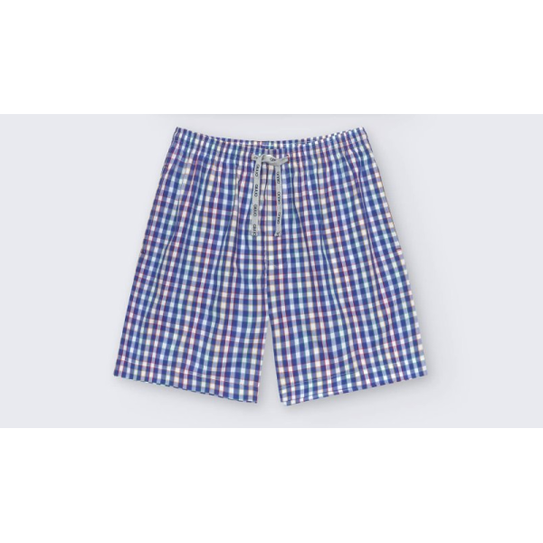 pijama curt quadres multicolor