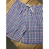 pijama curt quadres multicolor