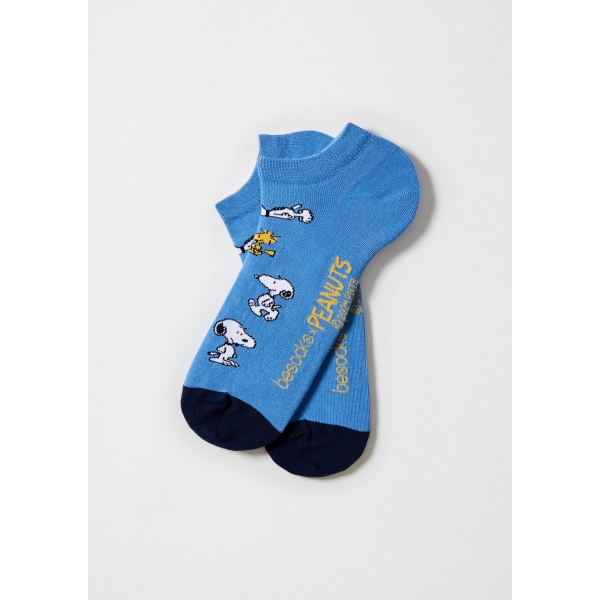 BeSnoopy light blue ankle socks