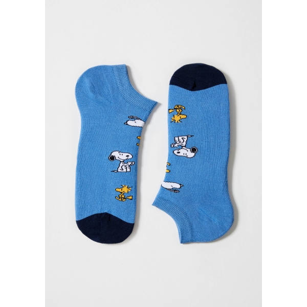 BeSnoopy light blue ankle socks