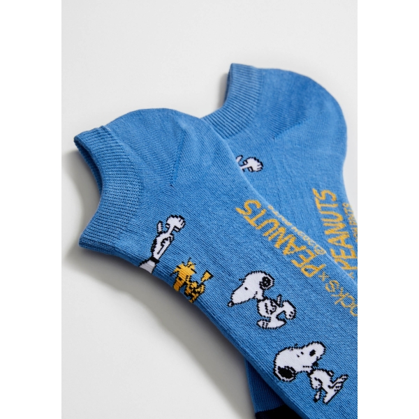 BeSnoopy light blue ankle socks