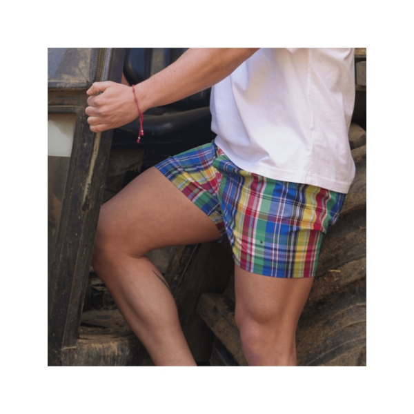 boxer short dorval quadres multicolor