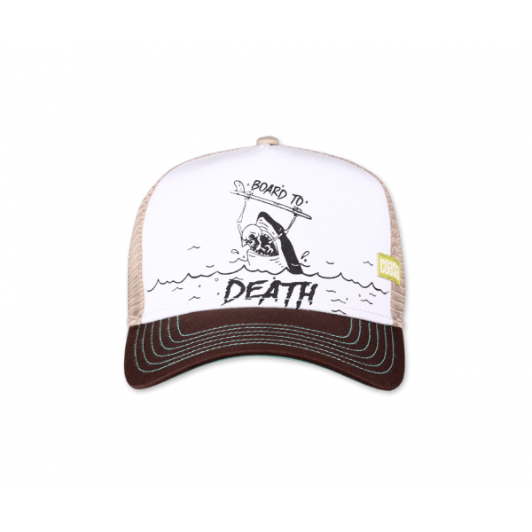 trucker cap board to death