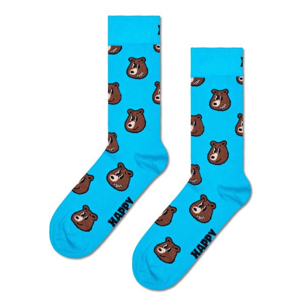 bear socks blau