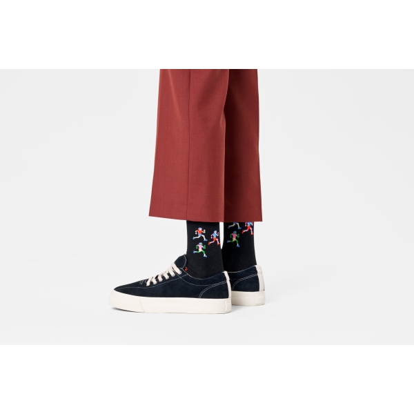 runners socks negro