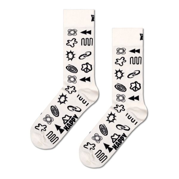 techy socks blanc