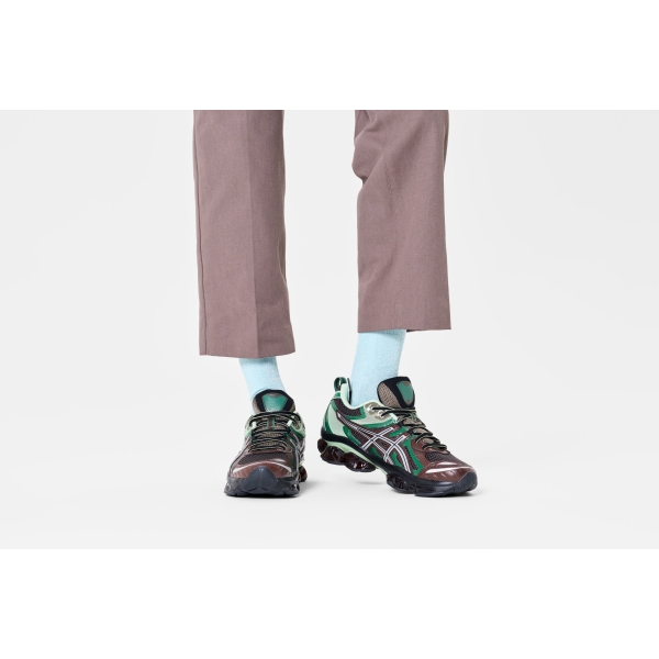 extended toe socks blau