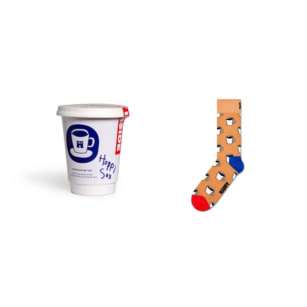 1-pack coffee cup socks gift box