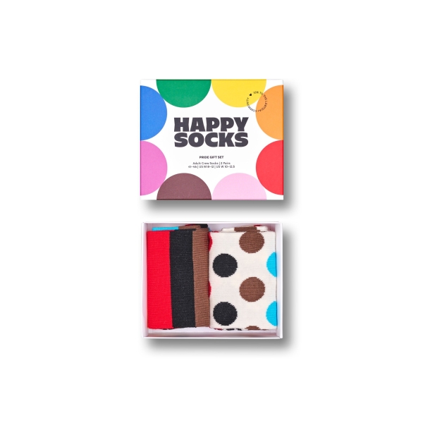 2-pack pride socks gift box