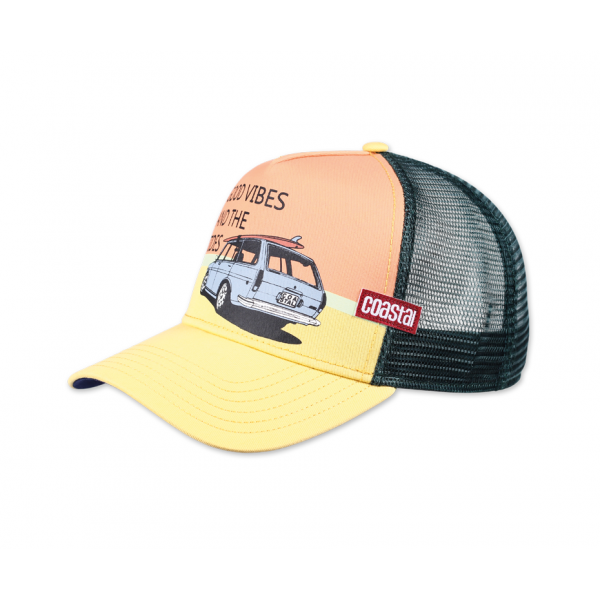 trucker cap vibes and tides sun