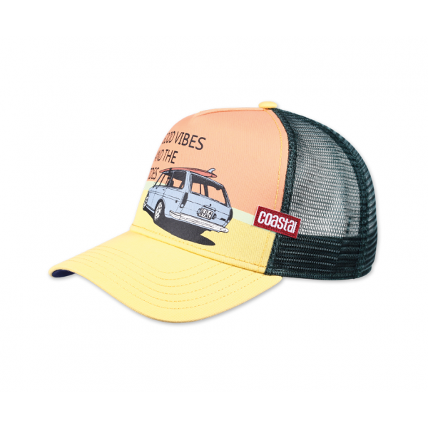 trucker cap vibes and tides sun